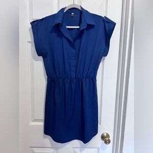 Collared Button-Down Dress